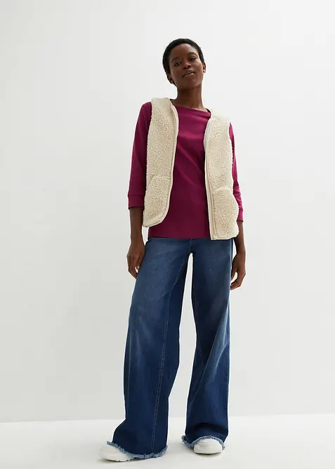 T-shirt manches longues 100% coton, bonprix