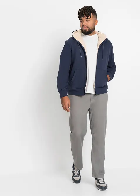 Sweat zipp&eacute; doubl&eacute; sherpa, bonprix