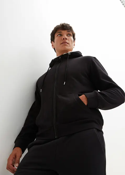 Sweat zippé doublé sherpa, bonprix