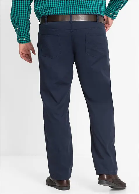 Pantalon regular en twill, droit, 100% coton, bonprix