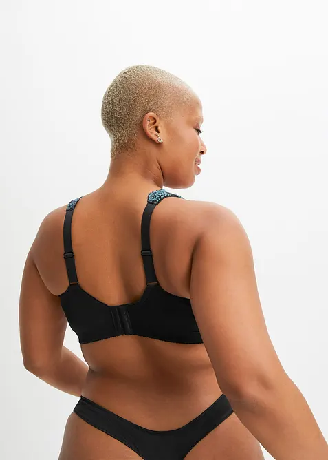 Soutien-gorge grand maintien sans armatures, bretelles rembourr&eacute;es, bonprix