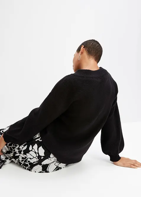 Pull &agrave; manches ballon, bonprix