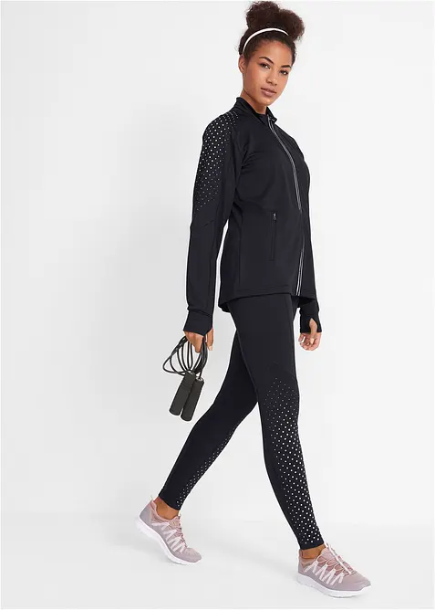 Veste de sport thermique à imprimé réfléchissant, bonprix