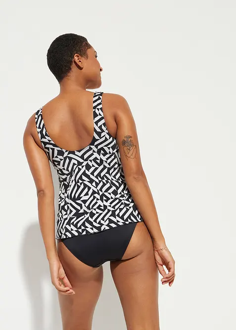 Maillot 1 pièce, style tankini, bonprix