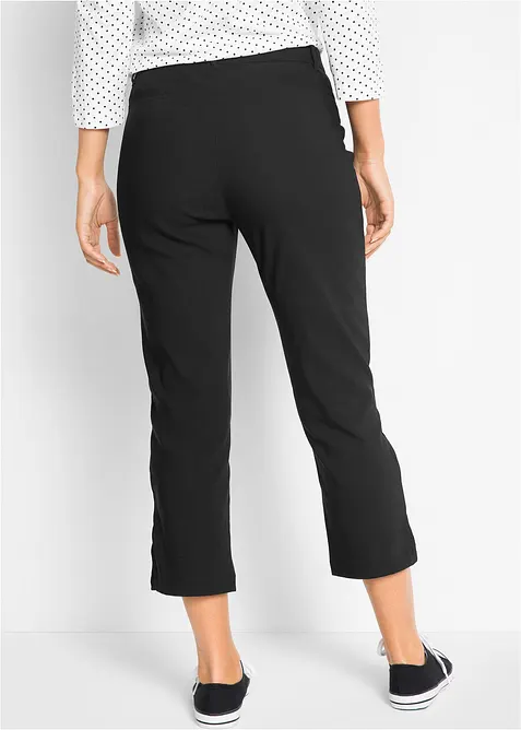 Pantalon 7/8 en bengaline avec taille élastiquée, bonprix