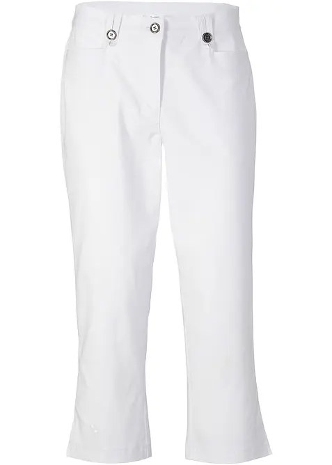 Pantalon 7/8 en bengaline avec taille élastiquée, bonprix