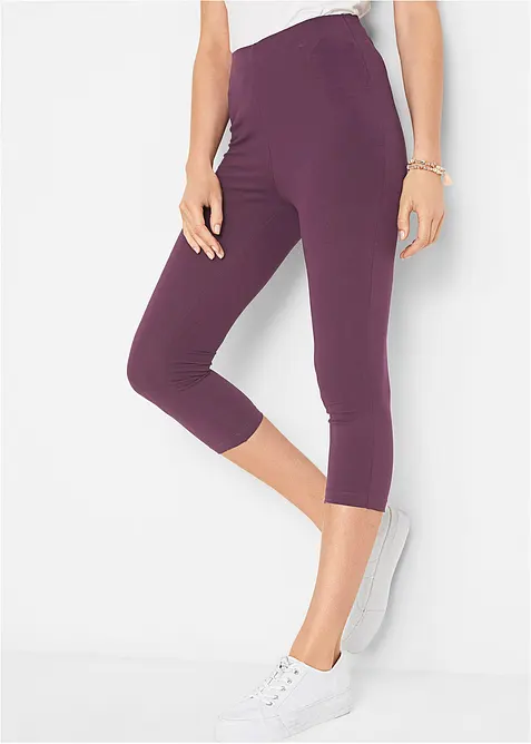 Legging corsaire &agrave; taille extensible, bonprix