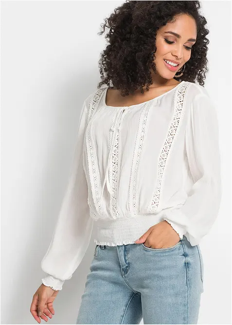 Blouse en viscose douce, bonprix
