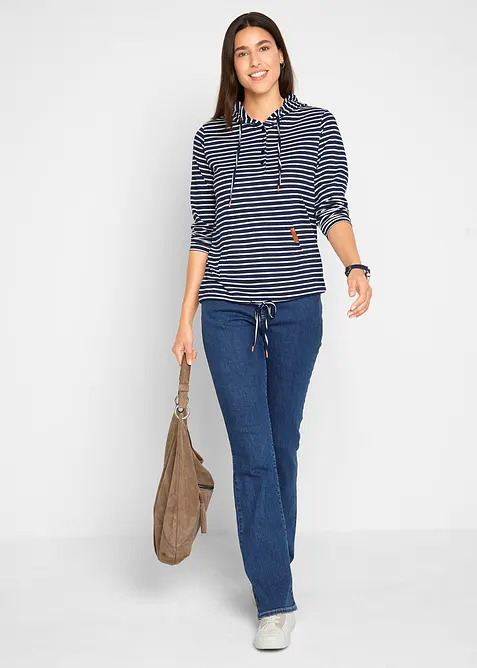 Jean bootcut, taille mi-haute, bonprix