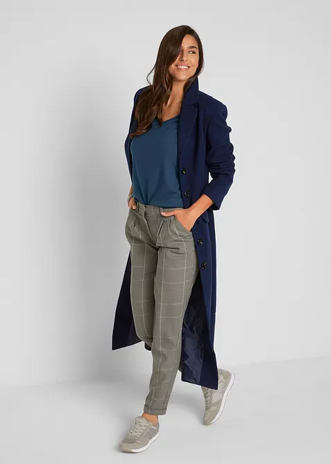 Lot de 2 T-shirts manches longues pr&egrave;s du corps, bonprix