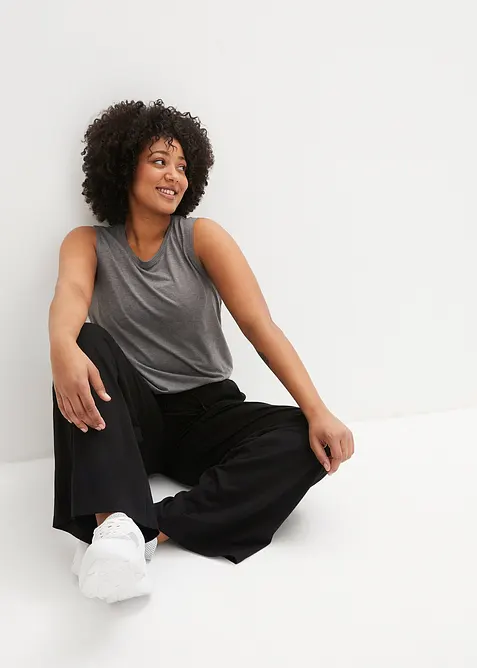 Pantalon de jogging en coton extensible, bonprix