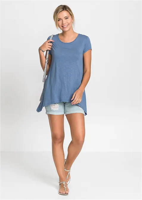 T-shirt &agrave; base asym&eacute;trique, bonprix