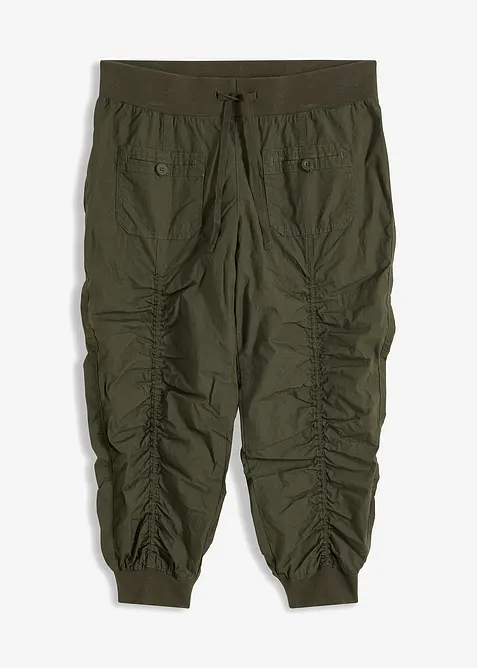 Pantalon 3/4, 100% coton, bonprix