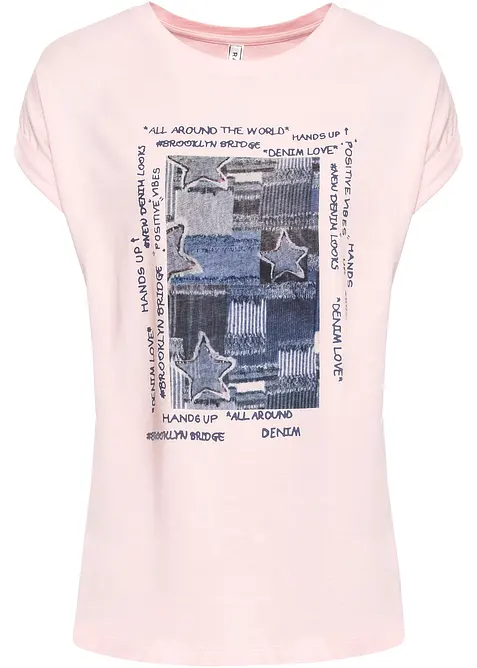T-shirt doux en viscose mélangée, bonprix