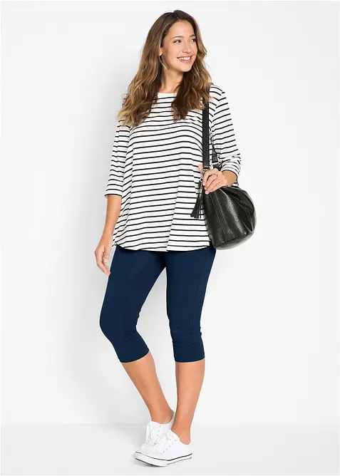 Lot de 2 leggings corsaire étroits, bonprix