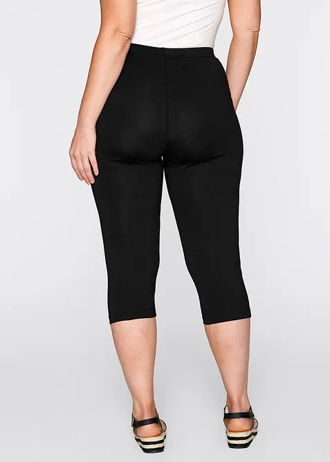 Lot de 2 leggings corsaire étroits, bonprix