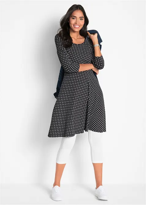 Lot de 2 leggings corsaire étroits, bonprix