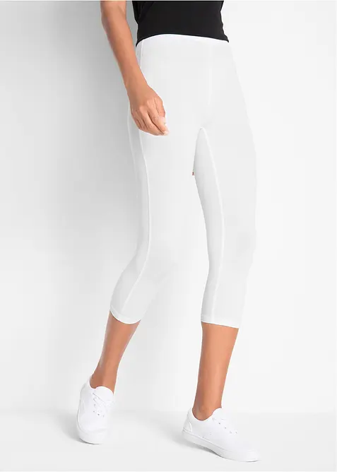 Lot de 2 leggings corsaire étroits, bonprix