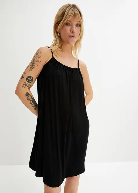 Robe fluide en jersey viscose extensible, bonprix