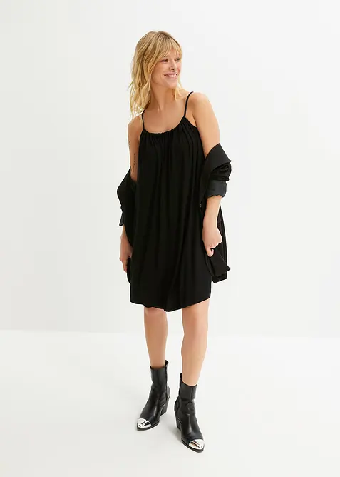 Robe fluide en jersey viscose extensible, bonprix