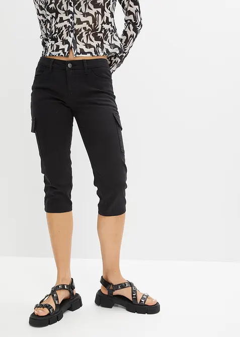 Pantacourt en coton extensible, bonprix