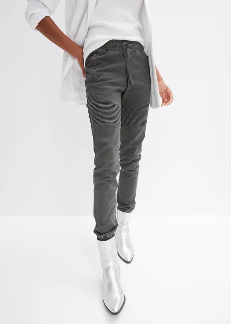 Pantalon esprit motard, bonprix