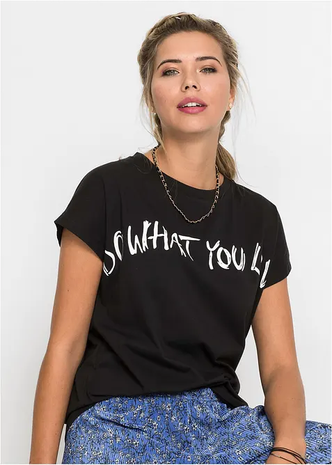 T-shirt oversize 100% coton, bonprix