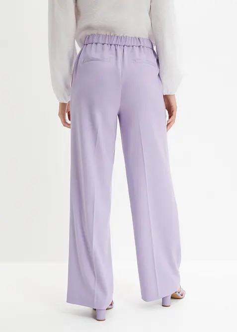 Pantalon large &agrave; pinces, bonprix