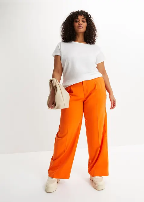 Pantalon large à pinces, bonprix