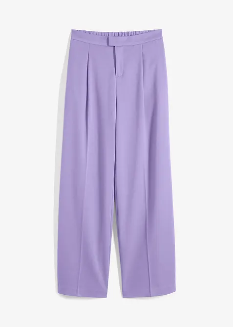 Pantalon large &agrave; pinces, bonprix
