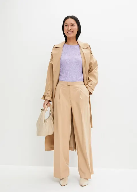 Pantalon large à pinces, bonprix