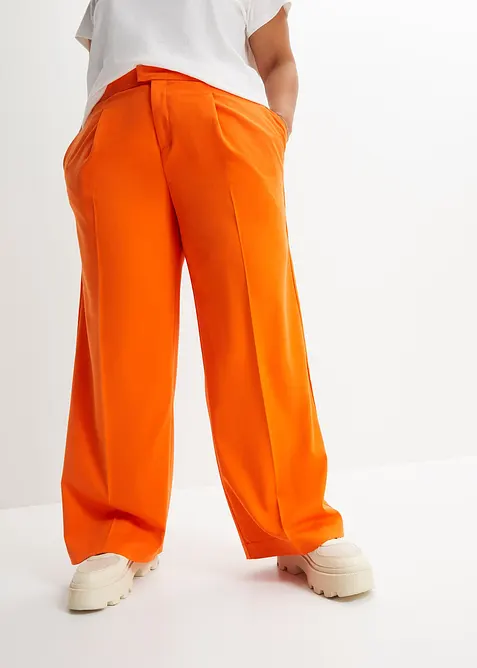 Pantalon large à pinces, bonprix