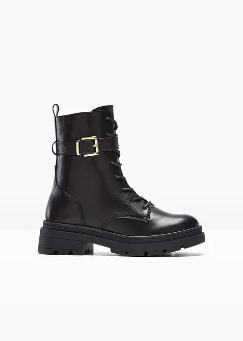 Boots lacées avec boucle, bonprix