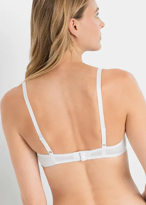 Lot de 3 soutiens-gorge push-up avec dentelle, bonprix