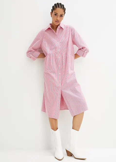 Robe-chemise rayée, bonprix