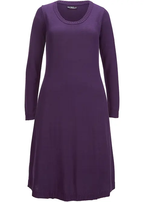 Robe évasée en maille, bonprix