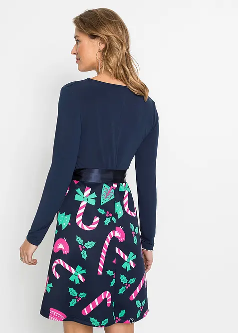 Robe trapèze courte, bonprix