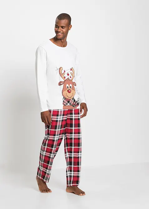 Pyjama 100% coton à manches longues, bonprix