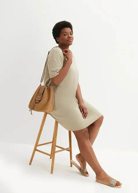 Lot de 2 robes oversize 100% coton, bonprix