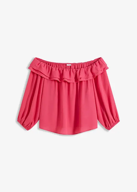 Blouse Carmen en polyester, bonprix