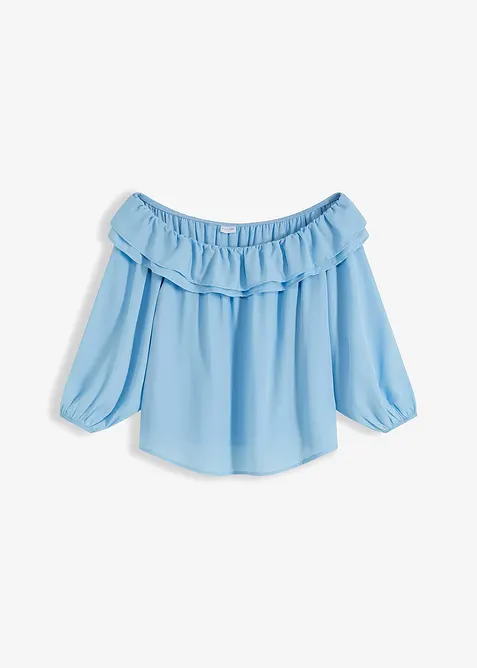 Blouse Carmen en polyester, bonprix