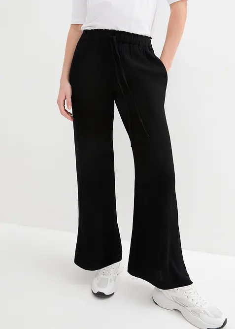Pantalon palazzo 100% viscose, bonprix