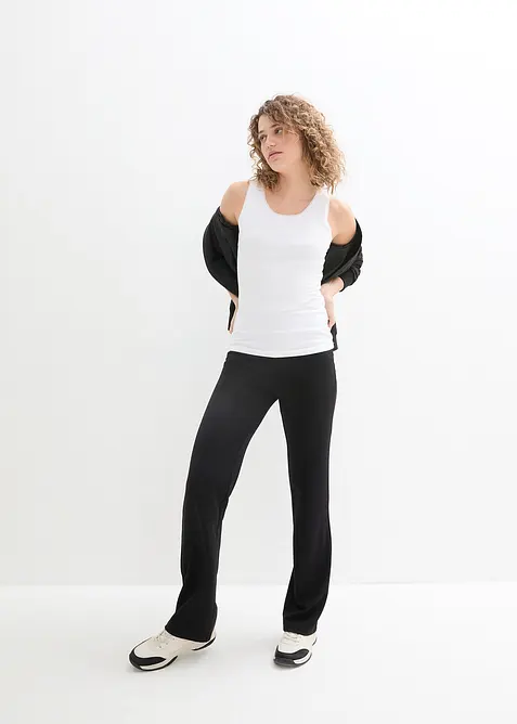 Pantalon en jersey viscose mélangée, bonprix