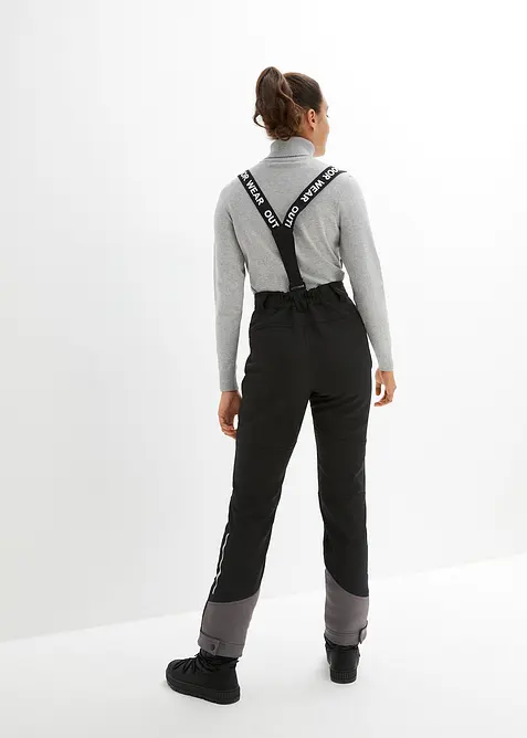 Pantalon technique en softshell extensible et déperlant, bonprix