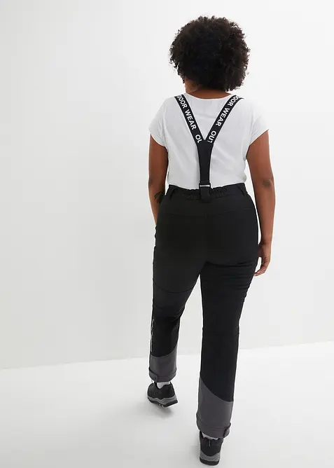 Pantalon technique en softshell extensible et déperlant, bonprix