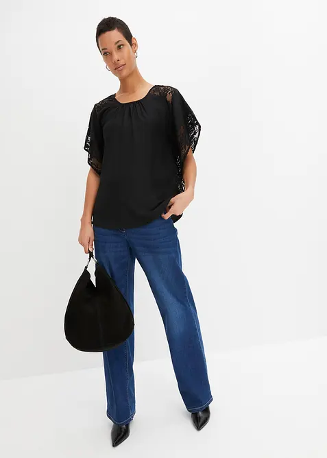 Blouse avec applications, bonprix