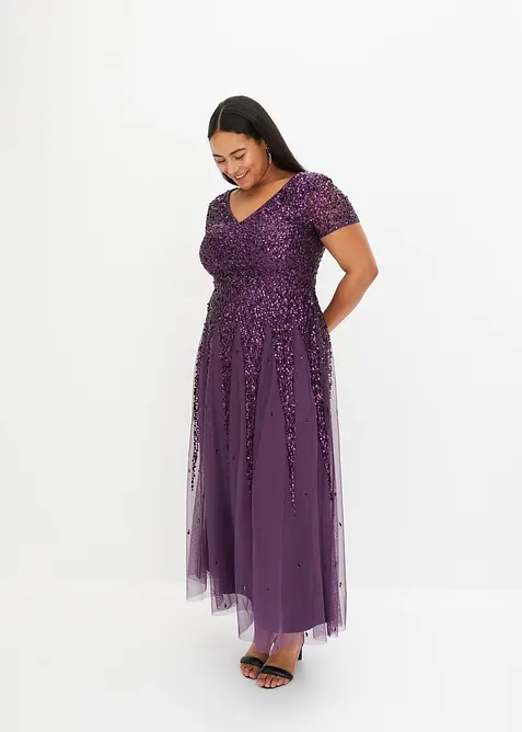 Robe à sequins, bonprix