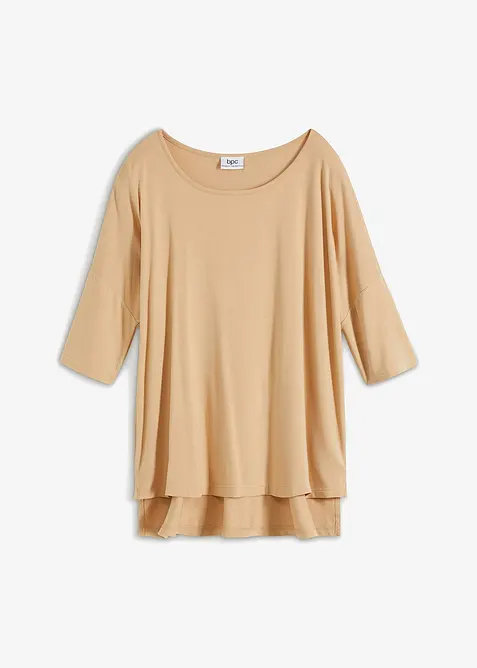 T-shirt boxy en viscose extensible, bonprix