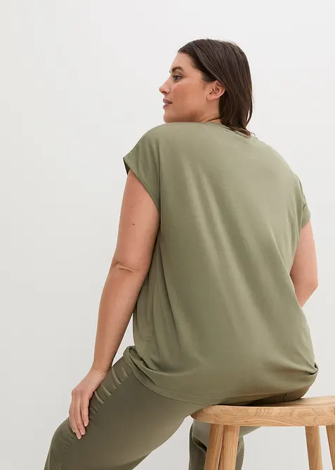 T-shirt en viscose douce, bonprix