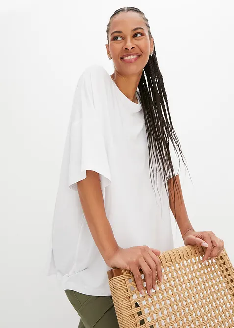 T-shirt oversize en viscose fluide, bonprix